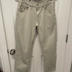 U.S. Polo Assn. Beige Denim Jeans